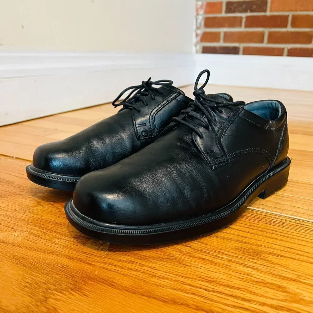 SAS Size 10.5 M Leather Ambassador Lace Tripad Shoes Black